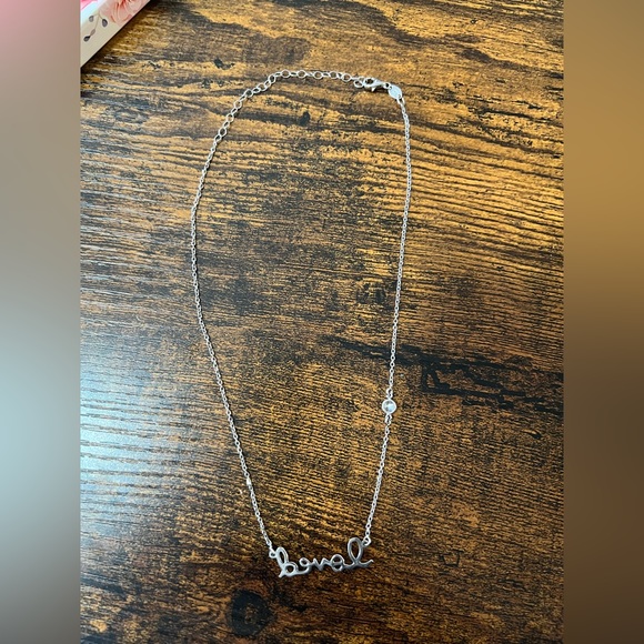 Dyadema Italian Sterling 925 Silver Loved Necklace adjustable 16-18” - Picture 3 of 5